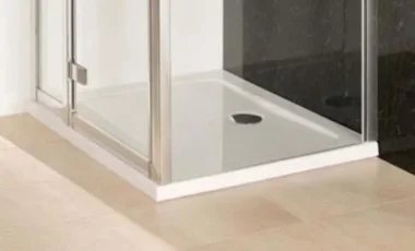 Eastbrook Volente 800 X 700 Abs Stone Resin Tray White product image - Image 1