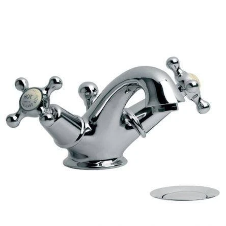 Lefroy Brooks Connaught Mono Basin Mixer With Puw - Antique Gold
