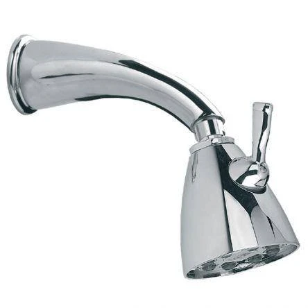 Lefroy Brooks Classic Shower Arm & Brunswick 8 Jet Showerhead - Nickel