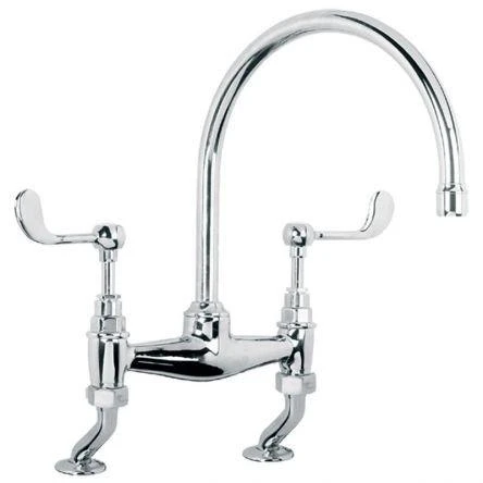Lefroy Brooks Connaught Lever D/m Bridge Mixer - Nickel
