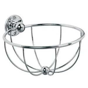 Lefroy Brooks Classic W/m Circular Sponge Basket - Chrome