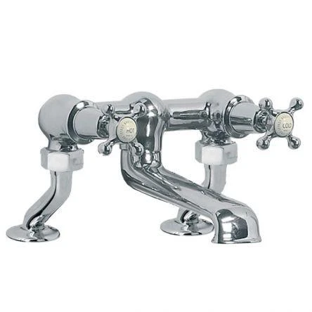 Lefroy Brooks Connaught D/m Bath Filler - Nickel