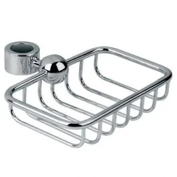 Lefroy Brooks Classic Riser Soap Dish - Chrome product image - Image 1