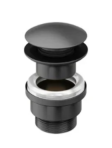 Abacus Professional Universal Click-freeflow Basin Waste - Matt Anthracite product image - Image 1