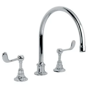 Lefroy Brooks Connaught Lever D/m 3h Kitchen Mixer - Nickel