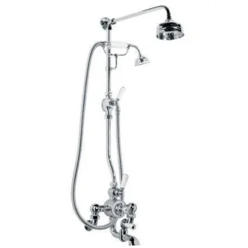 Lefroy Brooks Godolphin D/m Thermo Bsm With Riser, Kit & 5" Rose - Chrome product image - Image 1