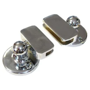 Lefroy Brooks Classic Edwardian Pair Of Mirror Brackets - Nickel