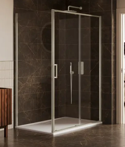 Merlyn Arysto Sleek Slider Door 1700 Brushed Nickel