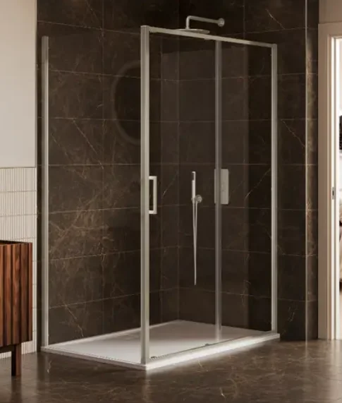 Merlyn Arysto Sleek Slider Door 1700 Brushed Nickel