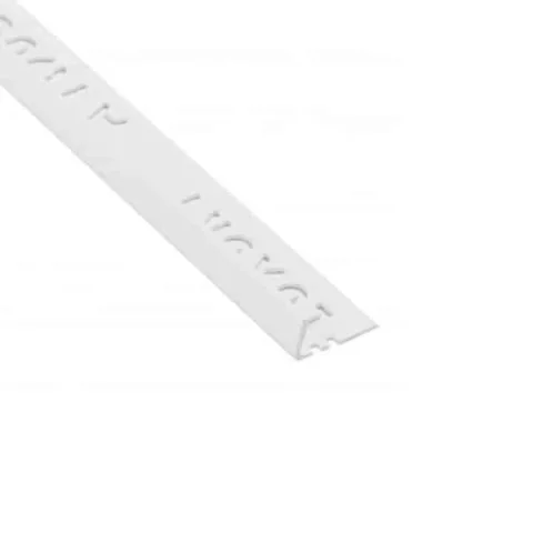 European Tiles 10mm Tile Trim 2.5m White product image - Image 1