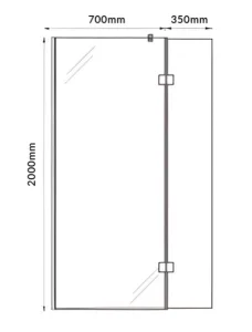Abacus M Series 900+350mm Minimal - Brushed Brass