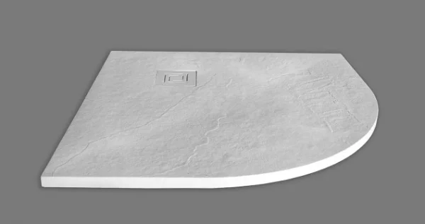 Merlyn Truestone Quad Tray Graphite Slate Black 900 X 900mm