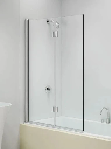 Merlyn 2 Panel Folding Bathscreen 1100 X 1500mm