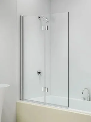 Merlyn 2 Panel Folding Bathscreen 1100 X 1500mm product image - Image 1