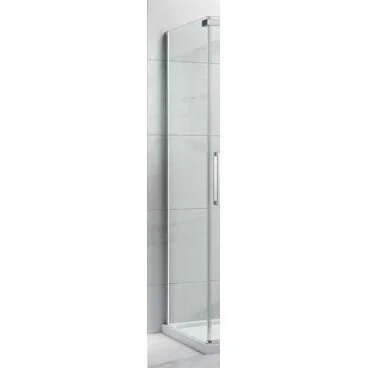 Merlyn Ionic Essence Frameless Sliding Side Panel 800mm detail view - Image 1