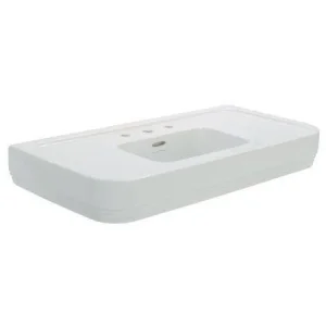 Lefroy Brooks Belle Aire 100cm Console Basin 3 Tap Holes - White