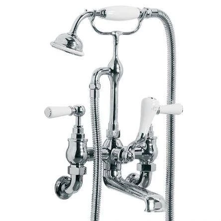 Lefroy Brooks Classic White Lever W/m Bsm - Chrome