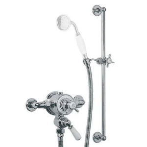 Lefroy Brooks Godolphin Exp Thermo Valve With Slide Rail Kit - Nickel