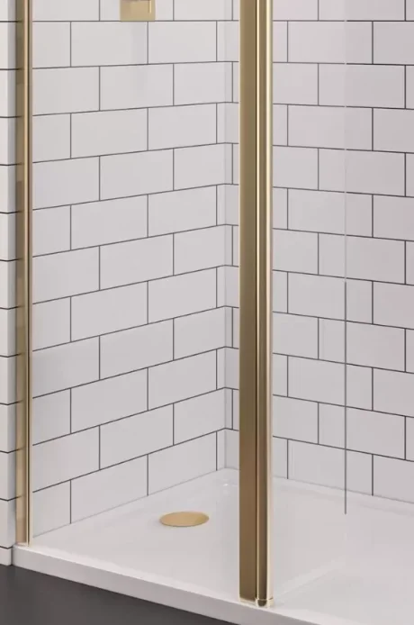 Eastbrook Vantage 8mm Flipper Panel 300 X 2000 Brushed Brass product image - Image 1