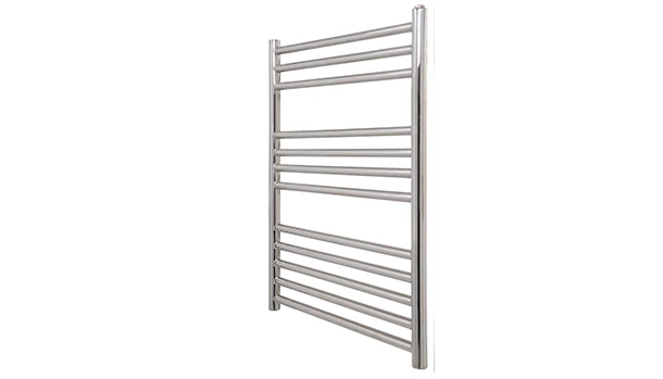 Vogue Chube Towel Radiator Heating Only - Polished Stainless Steel 1600X400