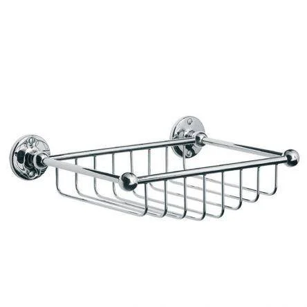 Lefroy Brooks Classic Edwardian Wire Sponge Dish - Chrome
