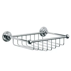 Lefroy Brooks Classic Edwardian Wire Sponge Dish - Chrome