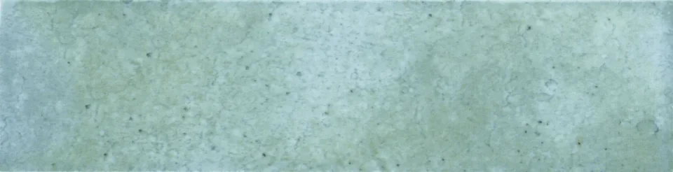 European Tiles Tokio Salton Green/blue Plain Textured Porcelain Glossy Wall Tile 7.5 X 30cm product image - Image 1