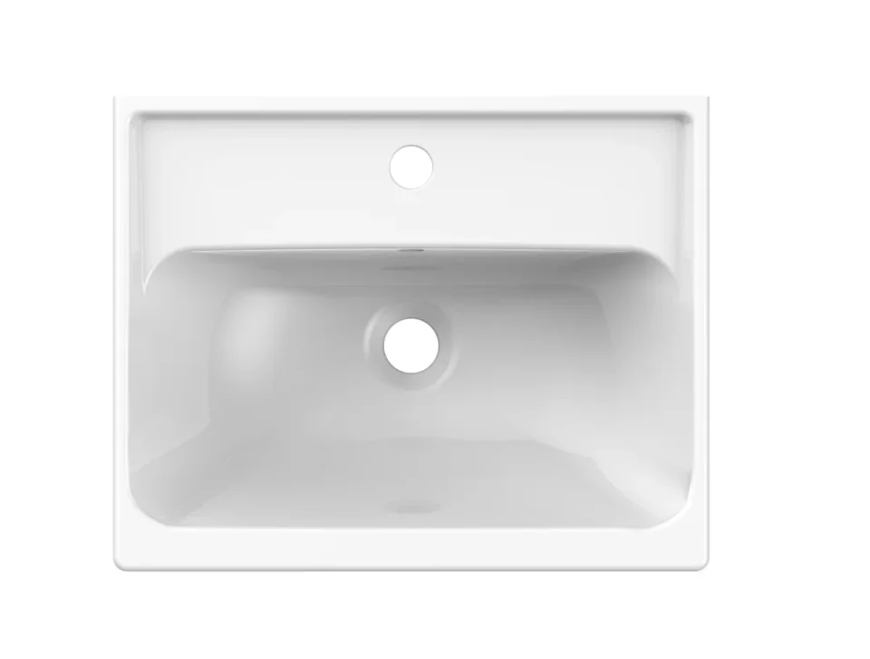 Tavistock Acumen 500 Rimmed Ceramic Basin For Unit - White product image - Image 1