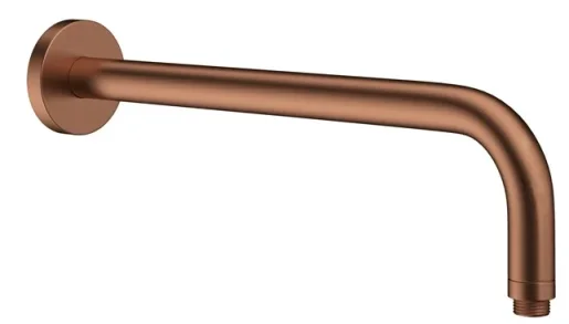Crosswater Shower Arm 350mm Brushed Bronze detail view - Image 2