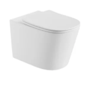 OPAZ WALL HUNG WC AND SLIMLINE SEAT PACK MATT WHITE