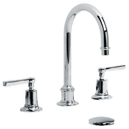 Lefroy Brooks Mackintosh Lever Tubular 3h Basin Mixer & Cuw - Nickel