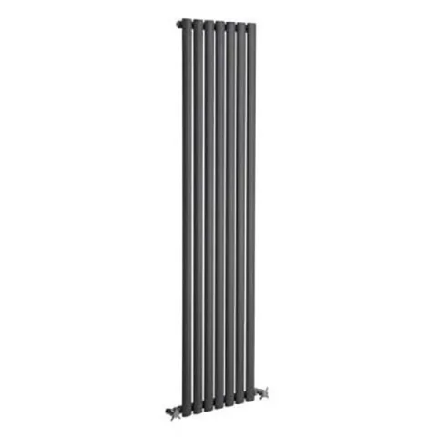 Reina Neva Designer Radiator - 1800 X 413 Single Anthracite product image - Image 1