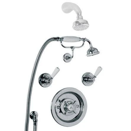 Lefroy Brooks Godolphin Conc Archipelago Valve, Flow Controls & Kit - Chrome