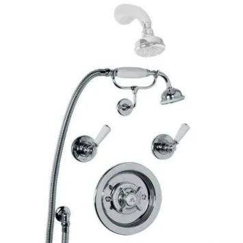 Lefroy Brooks Godolphin Conc Archipelago Valve, Flow Controls & Kit - Chrome product image - Image 1
