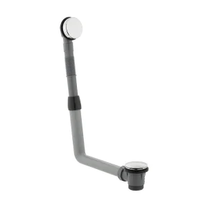 Vado Round Clic-clac Bath Waste And Overflow Chrome