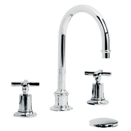 Lefroy Brooks Mackintosh Tubular 3h Basin Mixer & Cuw - Nickel