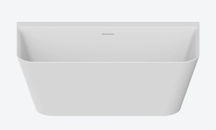 Britton Patinato Bath - 1530 x 800mm Matt White