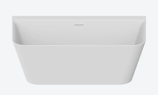 Britton Patinato Bath - 1530 x 800mm Matt White