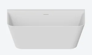 Britton Patinato Bath - 1530 x 800mm Matt White