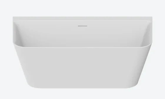 Britton Patinato Bath - 1530 x 800mm Matt White product image - Image 1