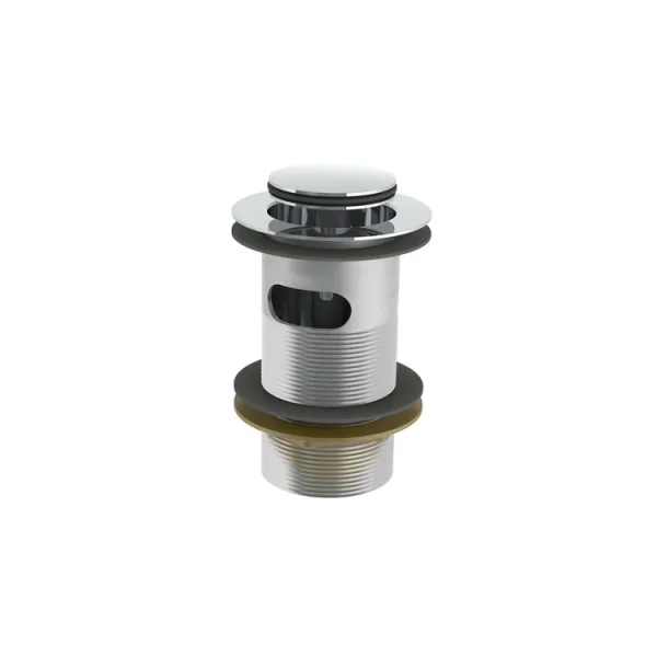 Lefroy Brooks Classic Click Up Basin Waste - Polished Brass product image - Image 1
