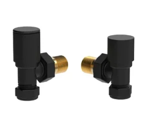 Vogue Arne Valves - Angled 1/2Inch 15mm - Matt Black 78X75 product image - Image 1