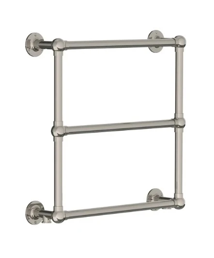Lefroy Brooks Classic Wall Mtd Towel Rail 600x600mm - Nickel