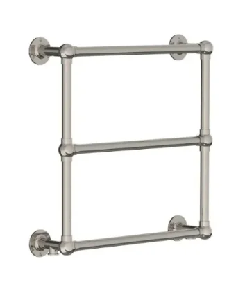 Lefroy Brooks Classic Wall Mtd Towel Rail 600x600mm - Nickel product image - Image 1