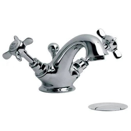 Lefroy Brooks Classic Mono Basin Mixer With Puw - Antique Gold