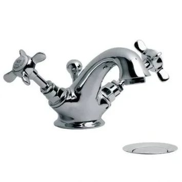 Lefroy Brooks Classic Mono Basin Mixer With Puw - Antique Gold product image - Image 1