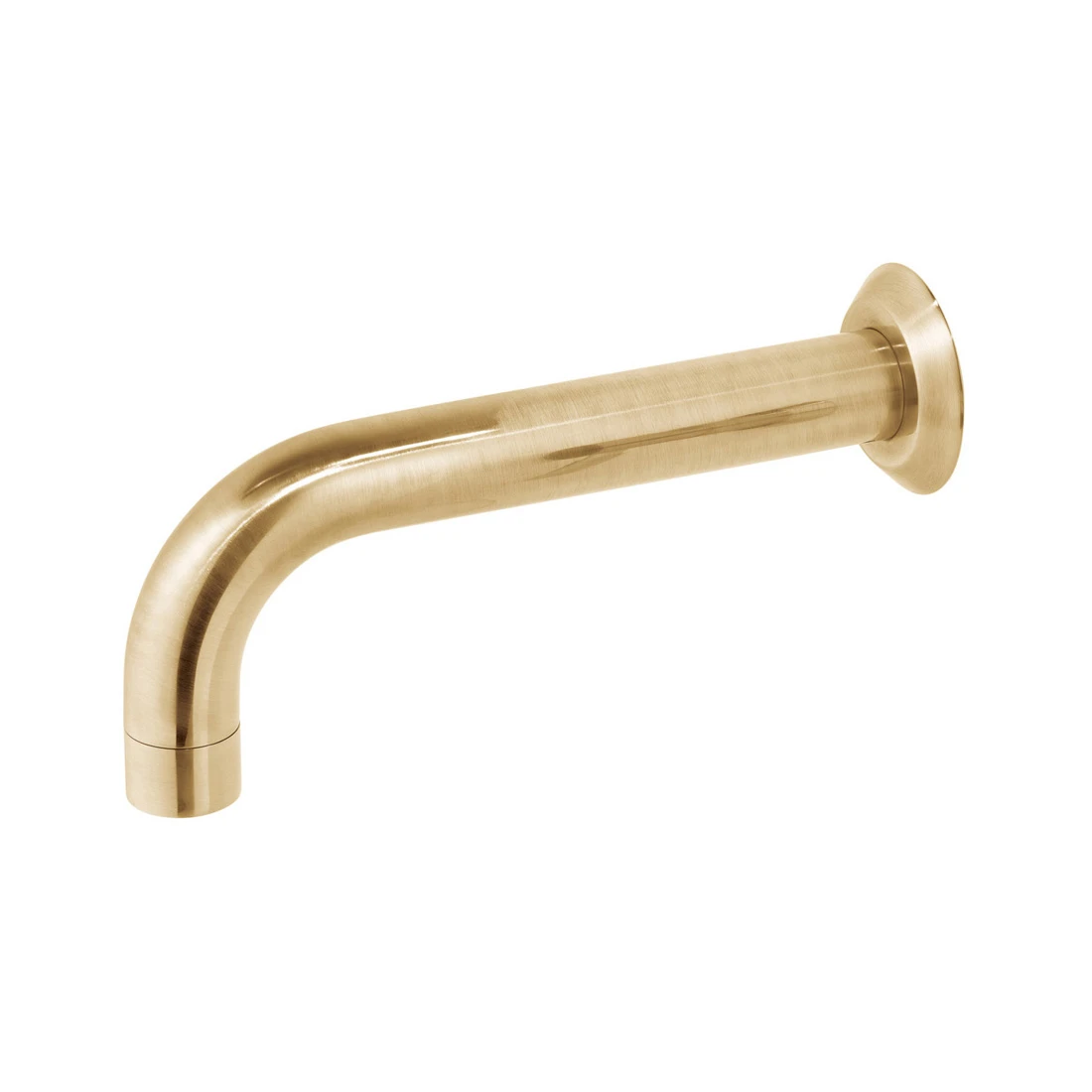 Vado Individual Origins Wall Mounted Bath Spout Brushed Gold
