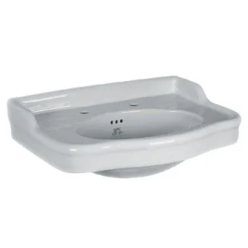 Lefroy Brooks La Chapelle 72cm Basin 2 Tap Hole - White product image - Image 1