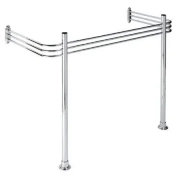 Lefroy Brooks Belle Aire Tubular Console Basin Stand For Lb7833 - Chrome product image - Image 1