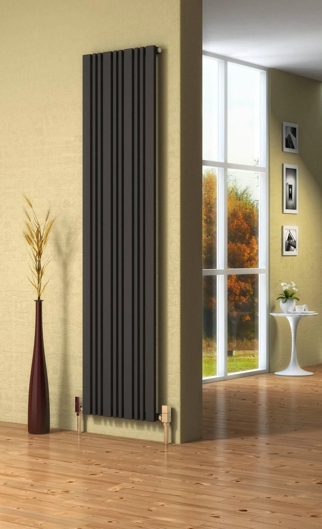 Reina Bonera 456 X 1800 Anthracite Designer Radiator